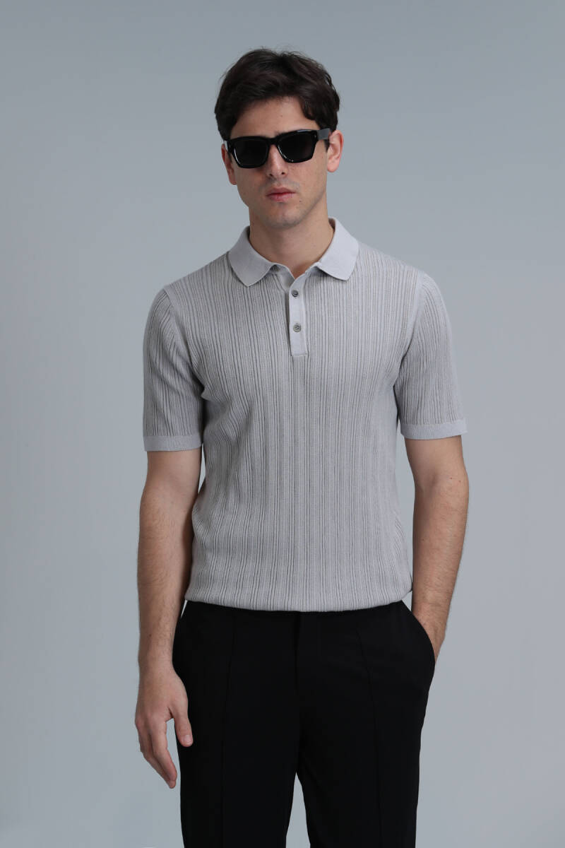Marcel Men's Sweater Stone - 2