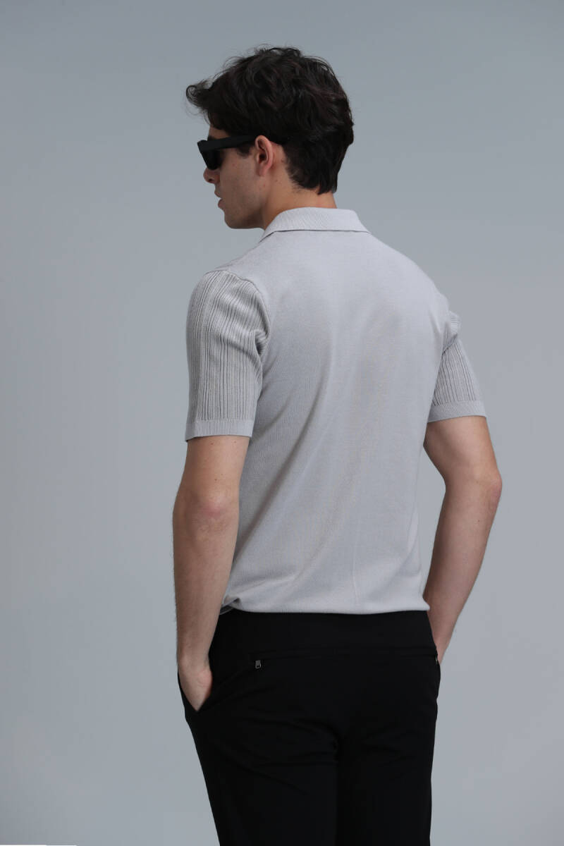 Marcel Men's Sweater Stone - 6