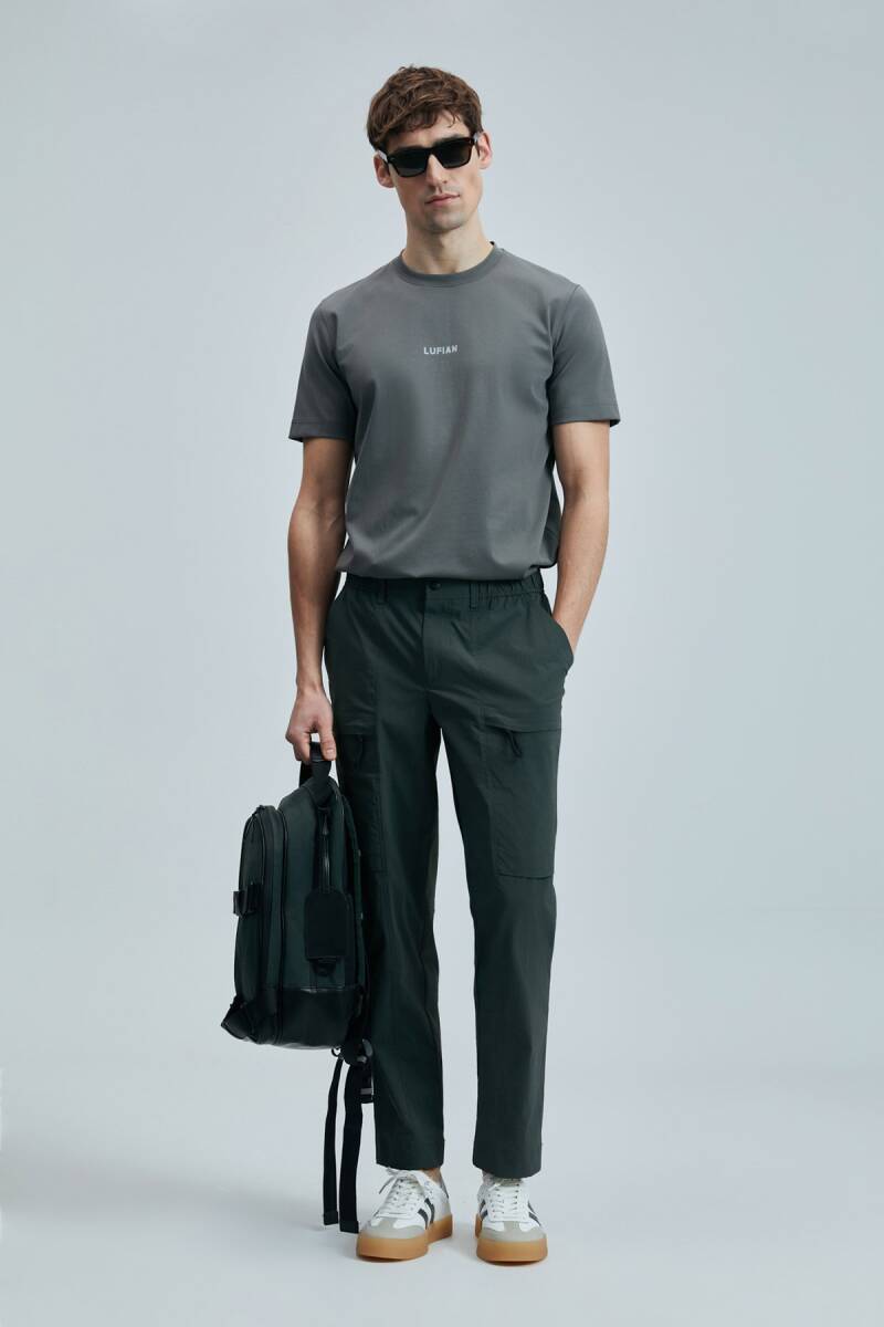 Marcus Modern Grafik T- Shirt Koyu Yeşil - 1