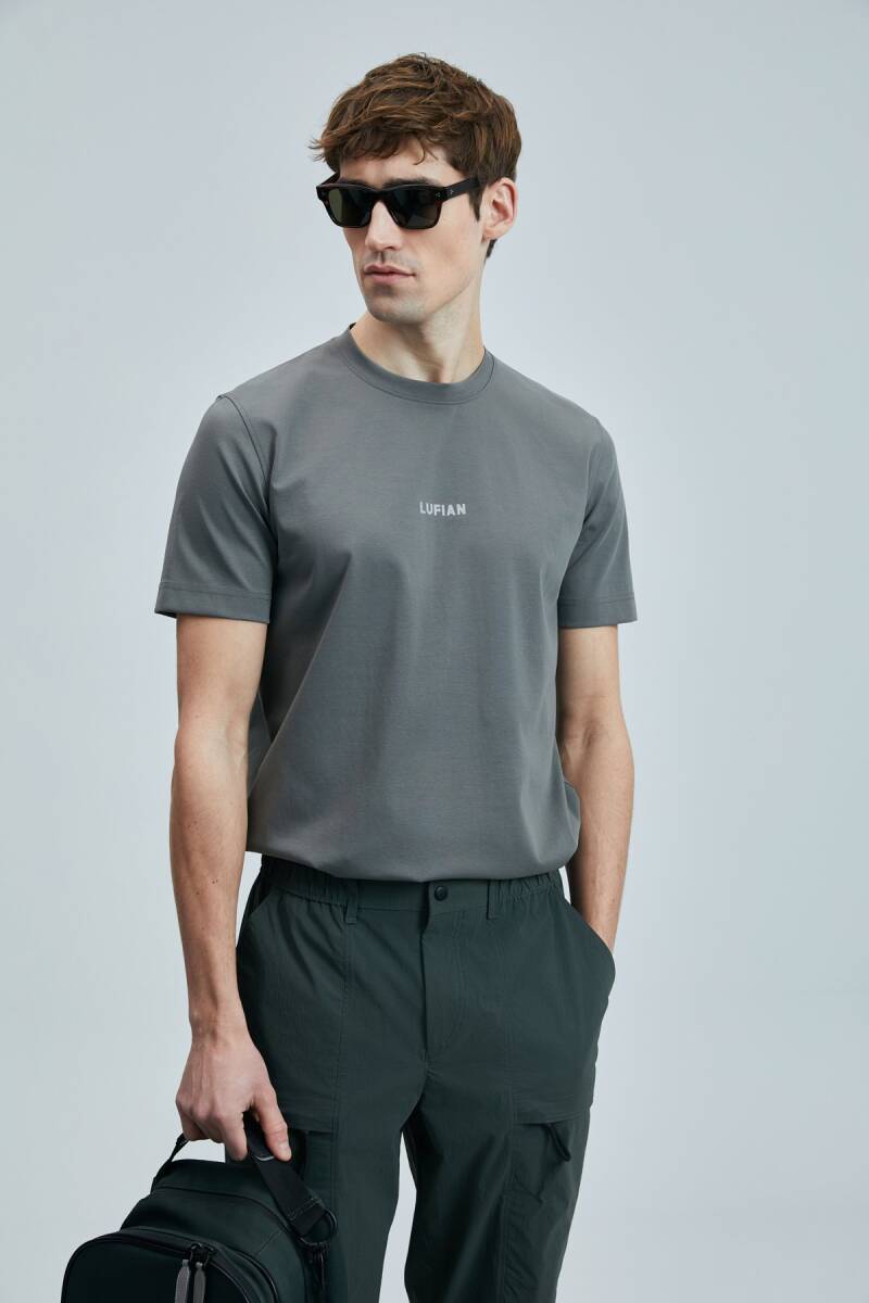 Marcus Modern Grafik T- Shirt Koyu Yeşil - 2