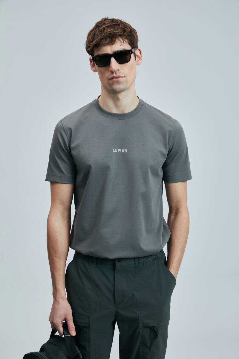 Marcus Modern Grafik T- Shirt Koyu Yeşil - 3