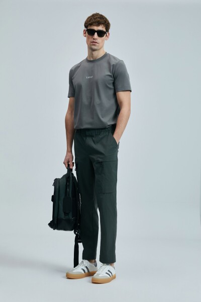 Marcus Modern Grafik T- Shirt Koyu Yeşil - 4