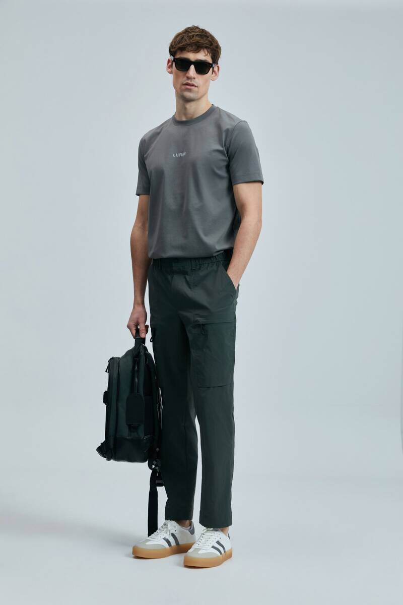 Marcus Modern Grafik T- Shirt Koyu Yeşil - 4