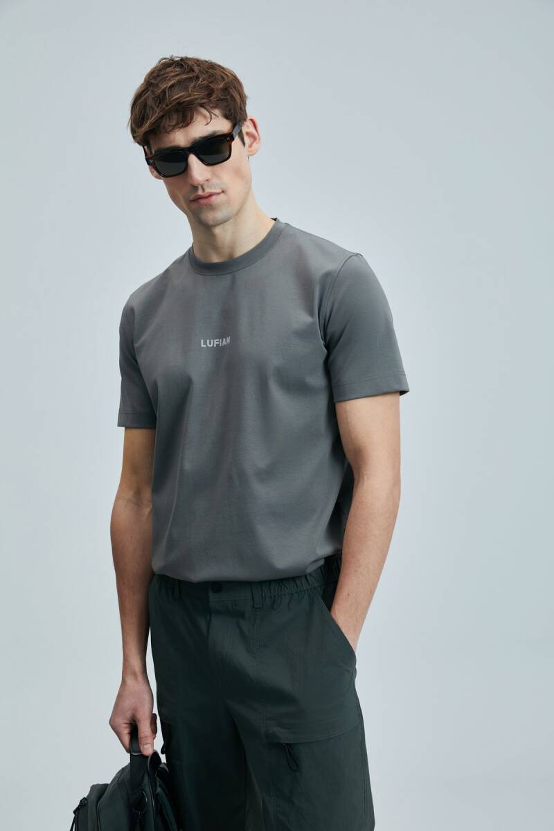 Marcus Modern Grafik T- Shirt Koyu Yeşil - 5