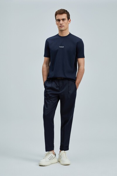 Marcus Modern Grafik T- Shirt Lacivert - 2