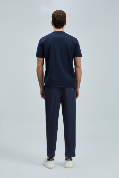 Marcus Modern Grafik T- Shirt Lacivert - 6