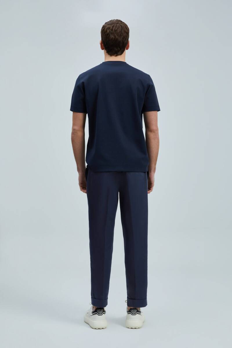 Marcus Modern Grafik T- Shirt Lacivert - 6