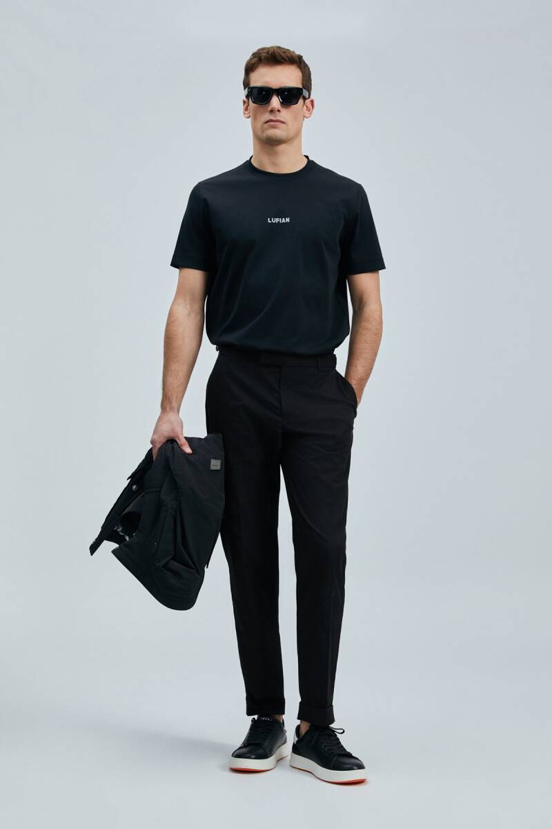 Marcus Modern Grafik T- Shirt Siyah - 2