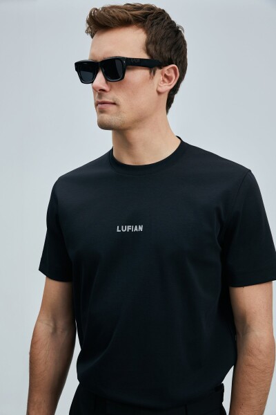 Marcus Modern Grafik T- Shirt Siyah - 3