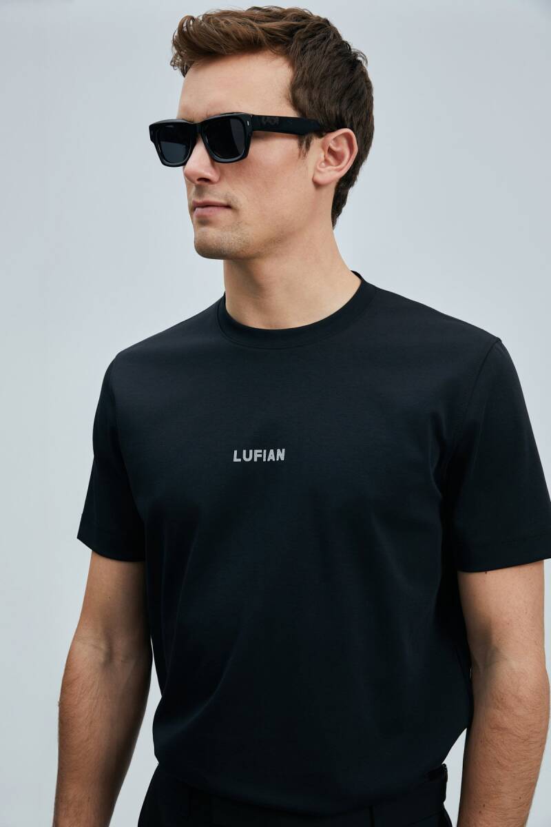 Marcus Modern Grafik T- Shirt Siyah - 3