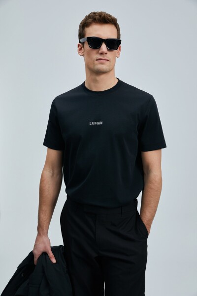 Marcus Modern Grafik T- Shirt Siyah - 4