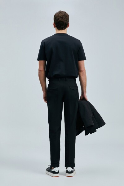 Marcus Modern Grafik T- Shirt Siyah - 6