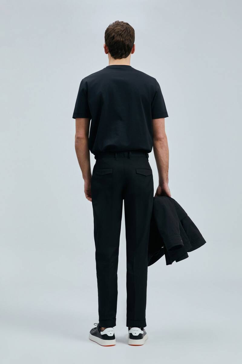 Marcus Modern Grafik T- Shirt Siyah - 6