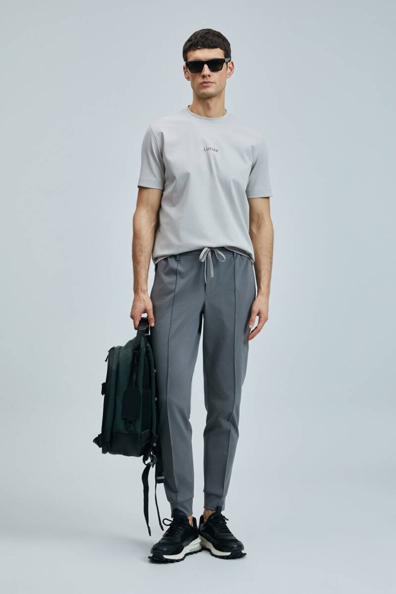 Marcus Modern Grafik T- Shirt Taş - 3