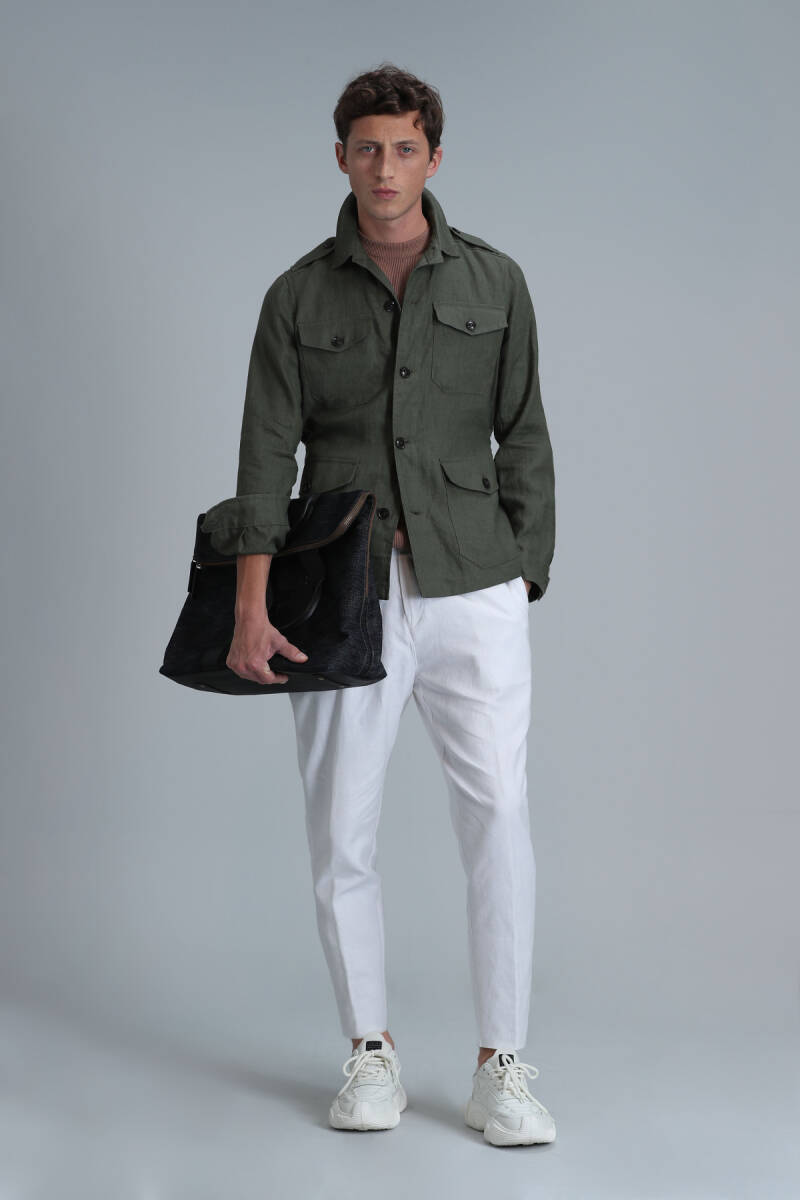 Mark Men's Coat Khaki - 2