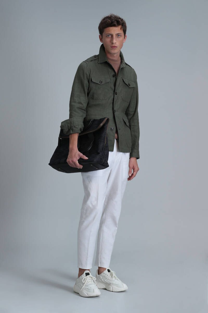 Mark Men's Coat Khaki - 4