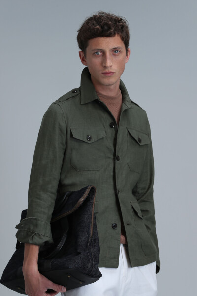 Mark Men's Coat Khaki - 5