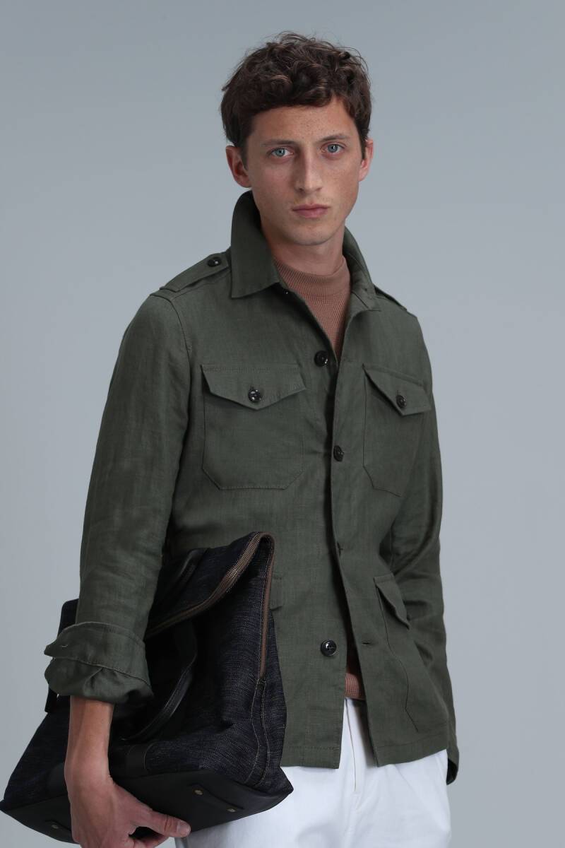Mark Men's Coat Khaki - 5