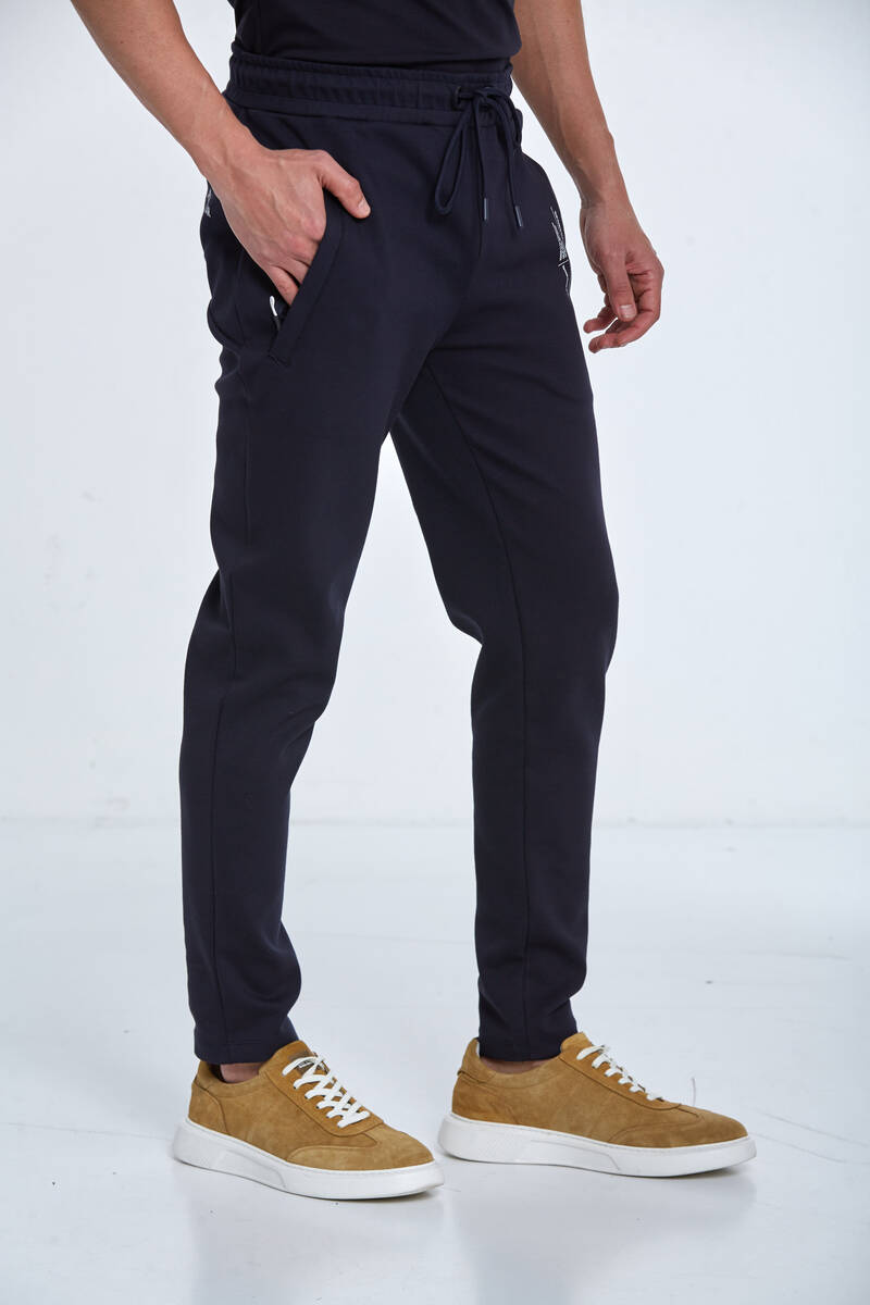 Mark Men's Sweatpants Navy Blue - 4