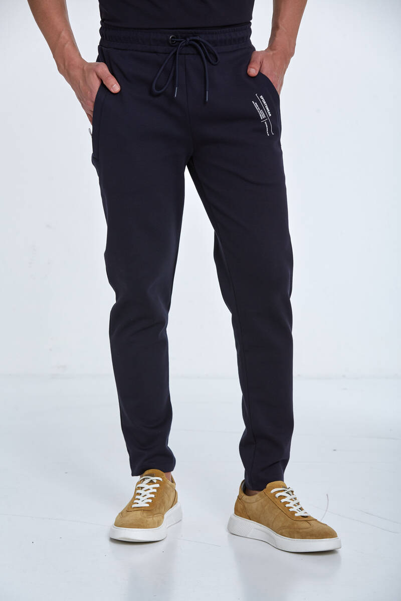 Mark Men's Sweatpants Navy Blue - 2