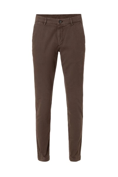 Mars Brown Cotton Chino Pants 