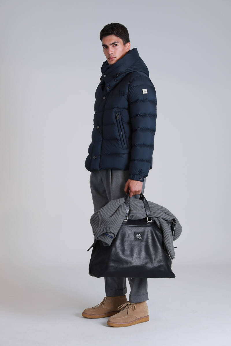 Marty Kaz Tüyü Erkek Mont Lacivert - 2