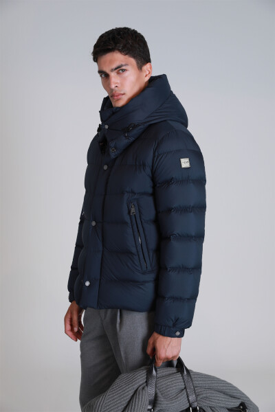 Marty Kaz Tüyü Erkek Mont Lacivert - 3