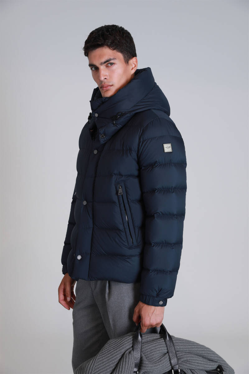 Marty Kaz Tüyü Erkek Mont Lacivert - 3