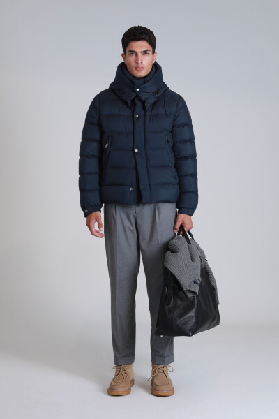 Marty Kaz Tüyü Erkek Mont Lacivert - 4