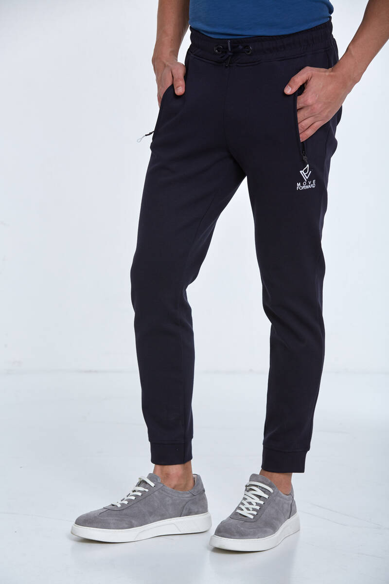 Matheus Men's Sweatpants Navy Blue - 2