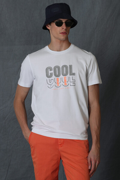 Maya Modern Graphic T-Shirt White - 1