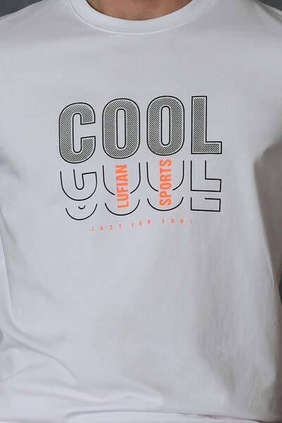 Maya Modern Graphic T-Shirt White - 4