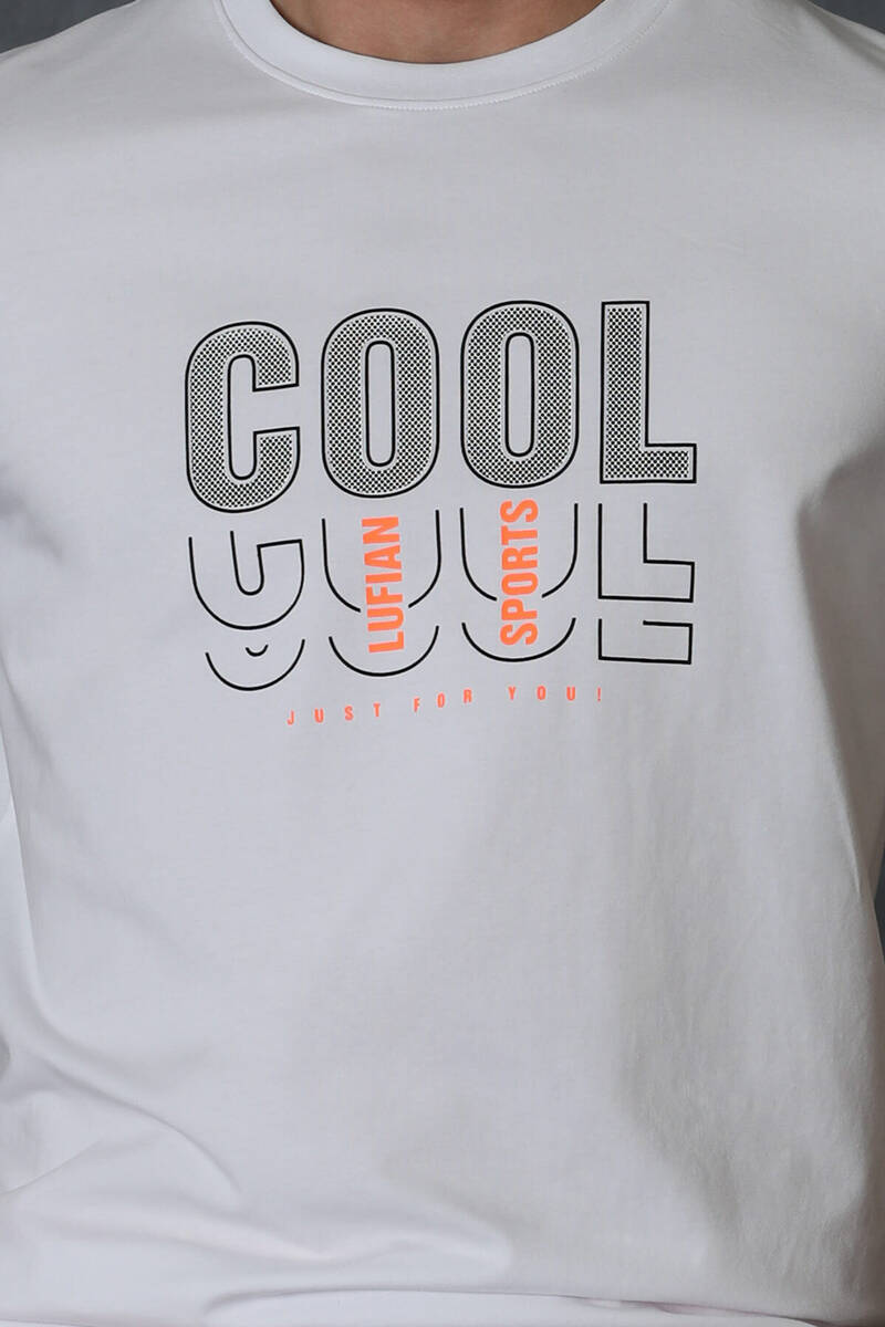 Maya Modern Graphic T-Shirt White - 4