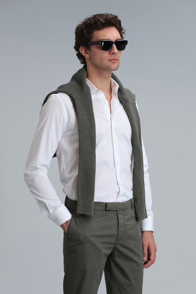 Mega Erkek Basic Gömlek Comfort Fit - 5