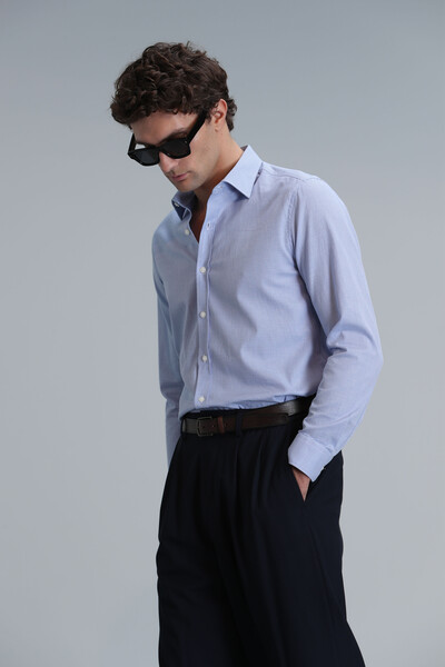 Menar Men's Basic Shirt Comfort Fit - 5