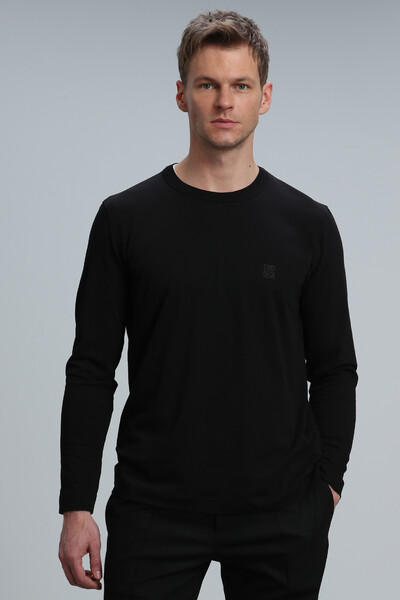 Merlin Men's Long Sleeve T-Shirt Black - 1
