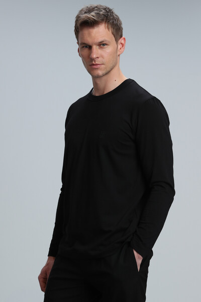 Merlin Men's Long Sleeve T-Shirt Black - 5
