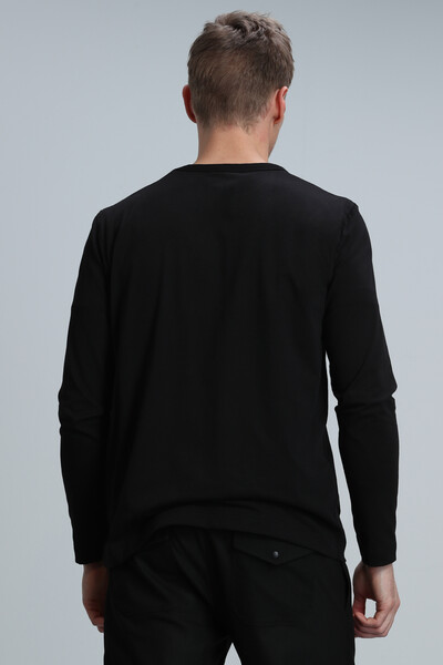 Merlin Men's Long Sleeve T-Shirt Black - 6