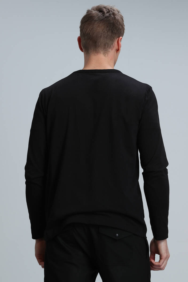 Merlin Men's Long Sleeve T-Shirt Black - 6