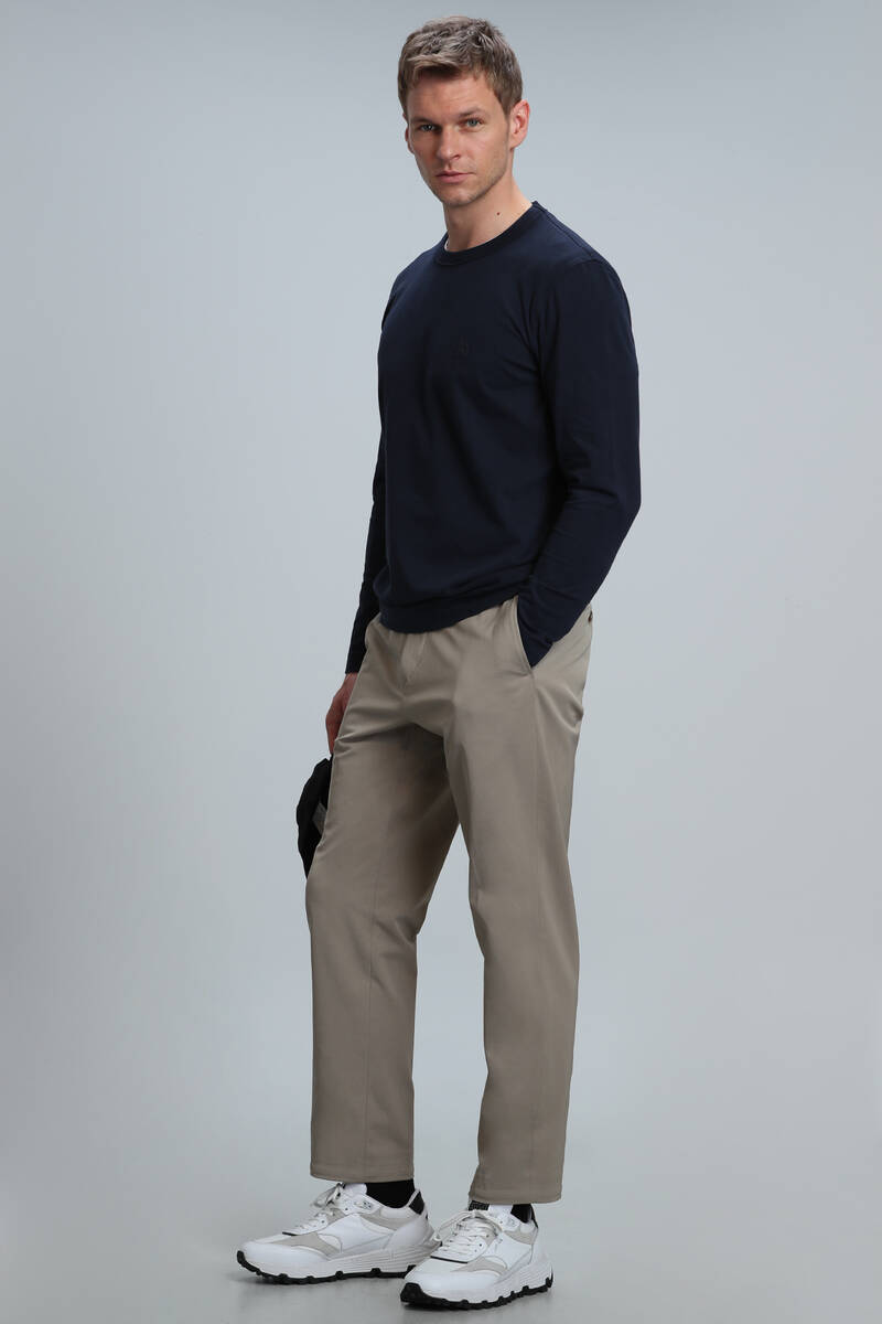 Merlin Men's Long Sleeve T-Shirt Navy Blue - 3