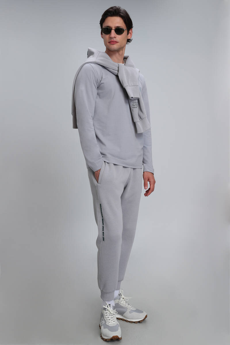 Merlin Men's Long Sleeve T-Shirt Gray - 2