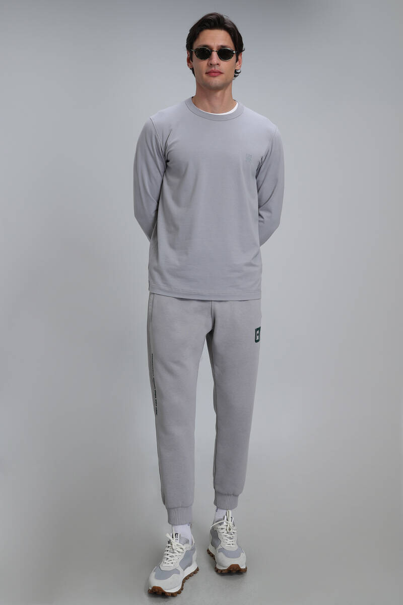 Merlin Men's Long Sleeve T-Shirt Gray - 5