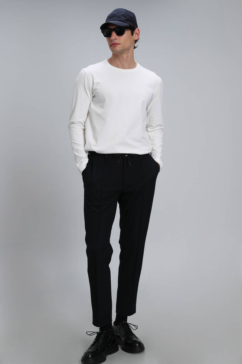 Merlin Men's Long Sleeve T-Shirt Off White - 4