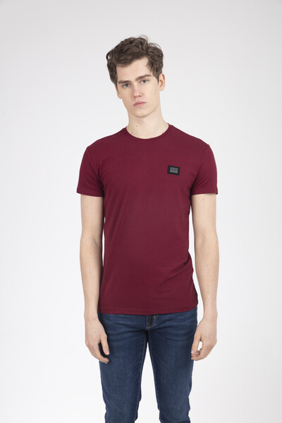 VOLTAJ - Metal Coated Round Neck Men's T-Shirt