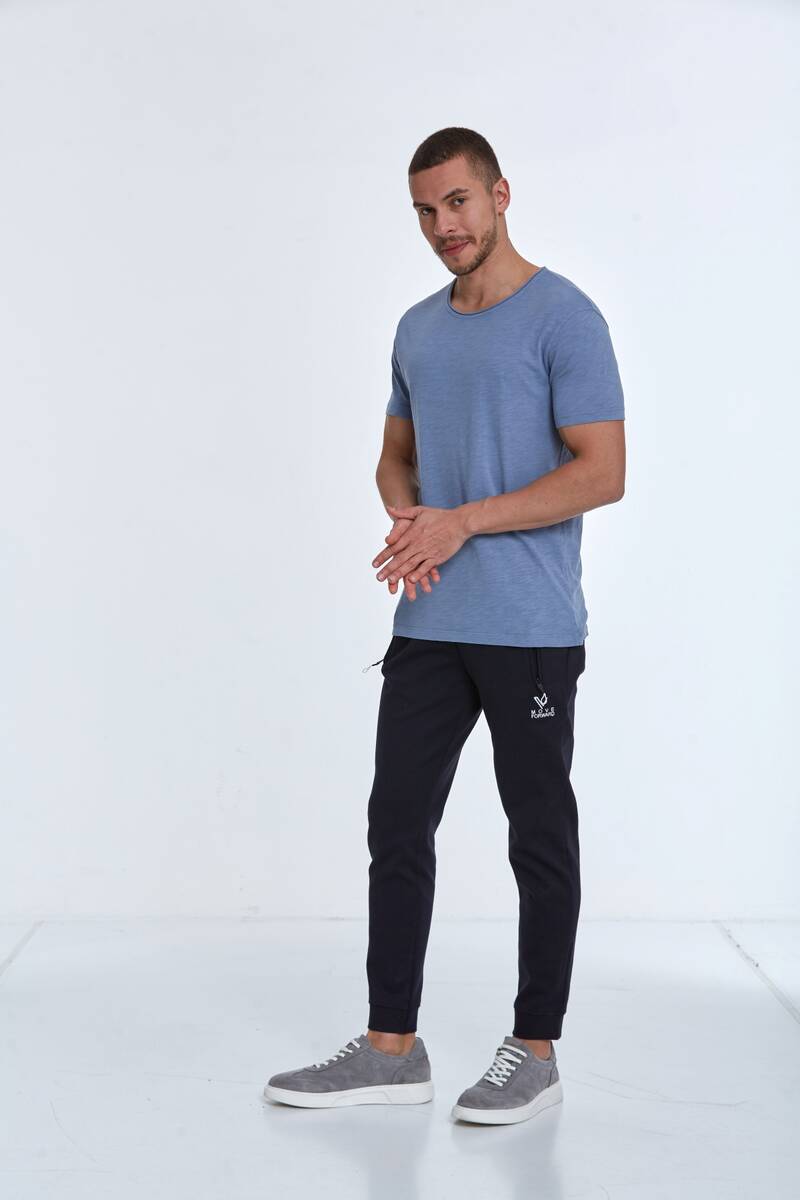 Milan Over Size Erkek Tişört Gri - 4