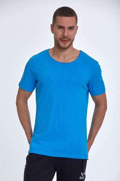 Milan Over Size Men's T-Shirt Blue 