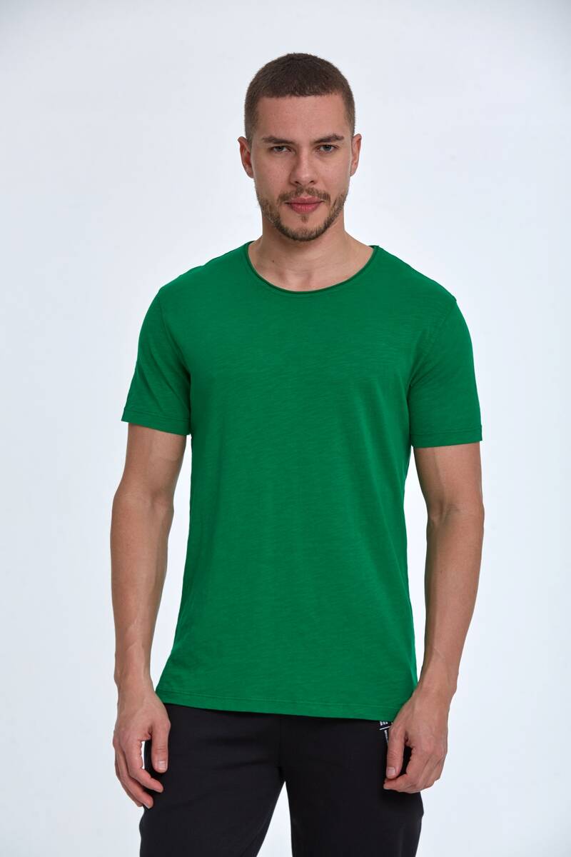 Milan Over Size Men's T-Shirt Green - 1