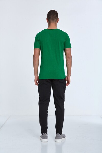 Milan Over Size Men's T-Shirt Green - 5