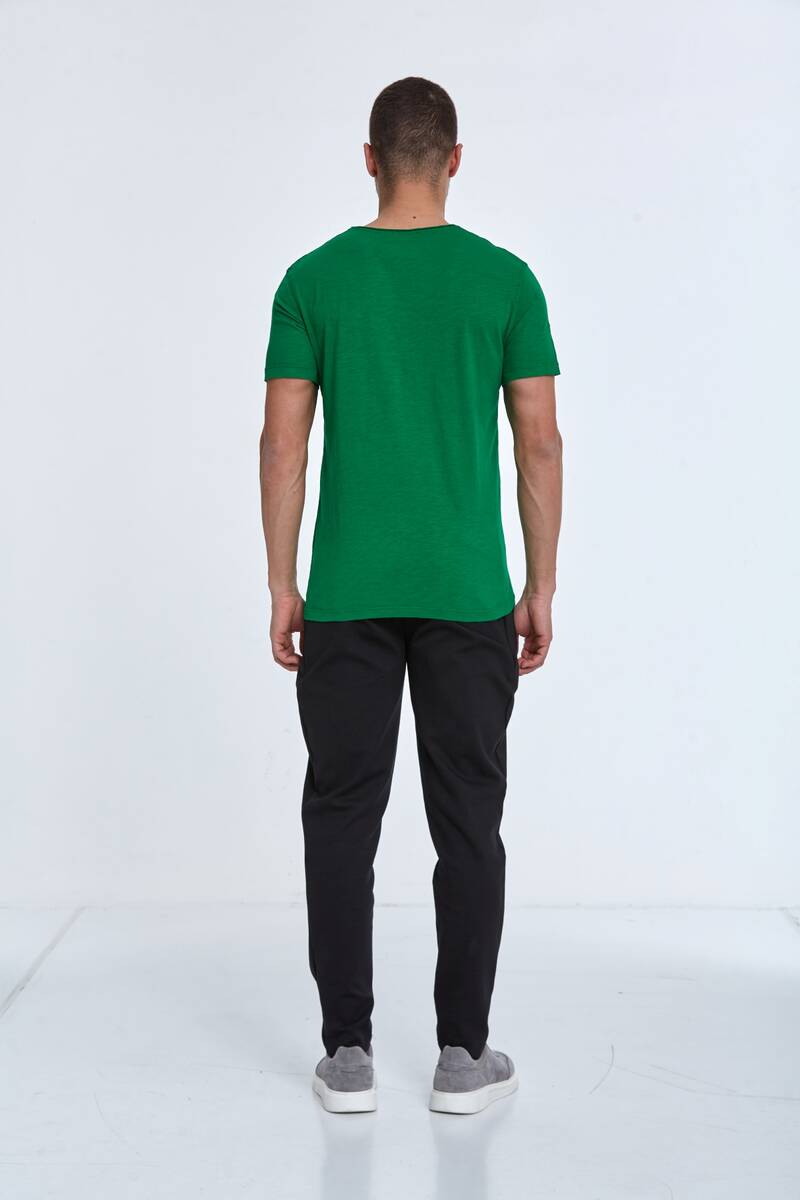Milan Over Size Men's T-Shirt Green - 5