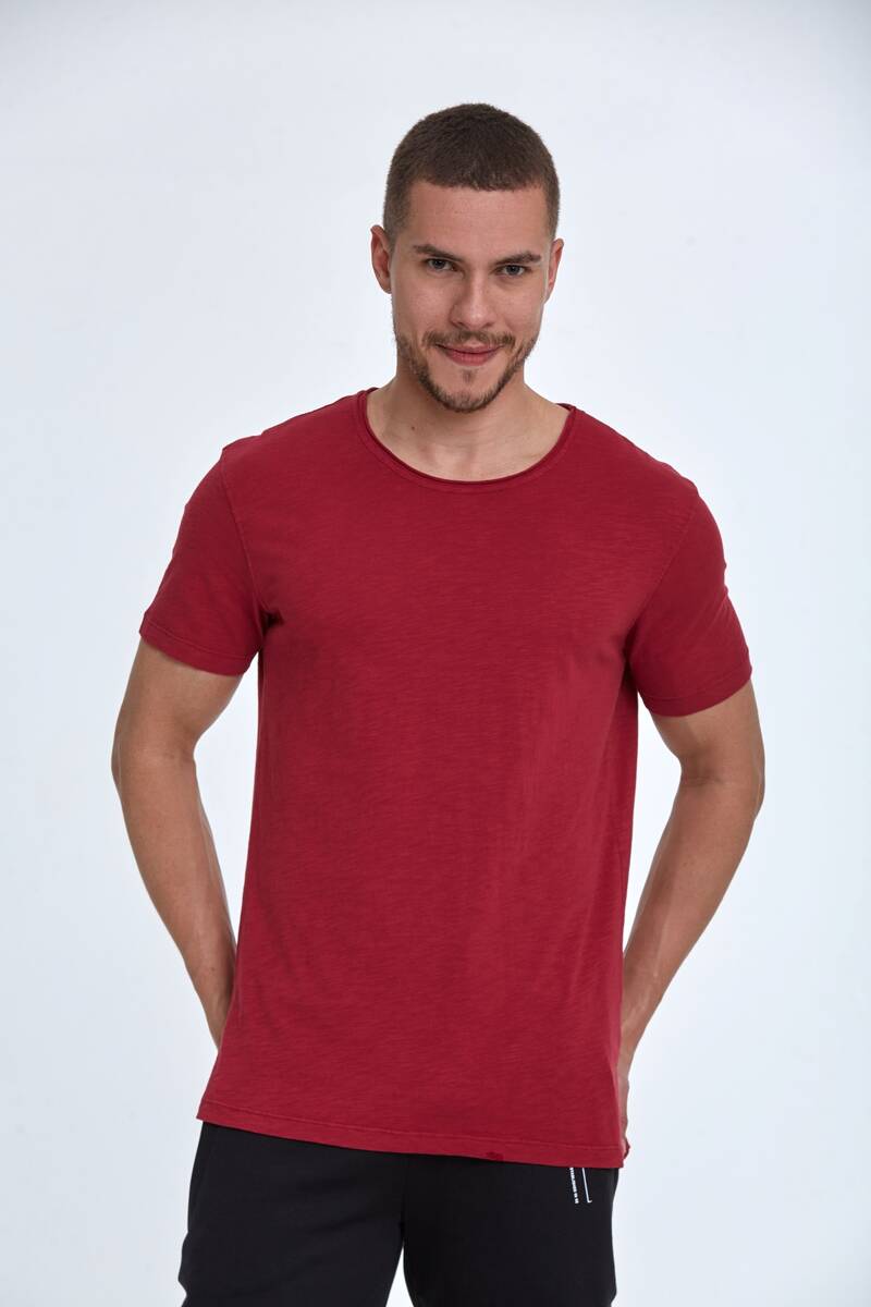 Milan Over Size Men's T-Shirt Red - 1